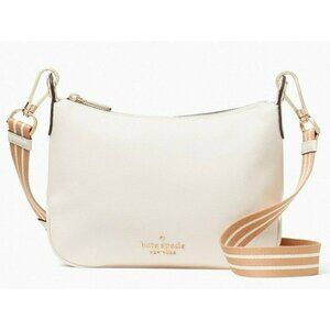 S Kate Spade Rosie Crossbody Ivory Leather Bag WKR00630 Parchment NWT $349Retail